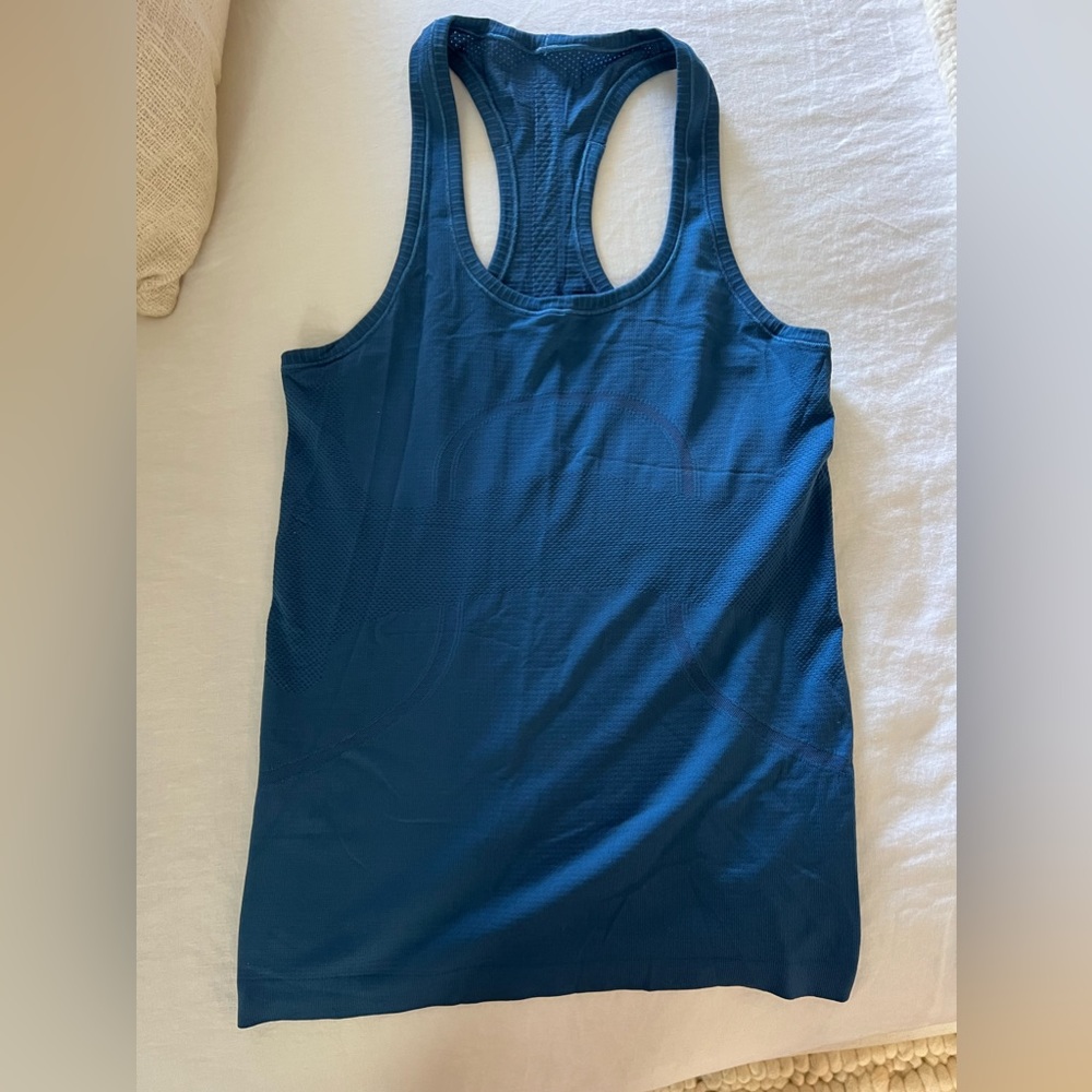Lululemon Swiftly Tech Blue Tank Top